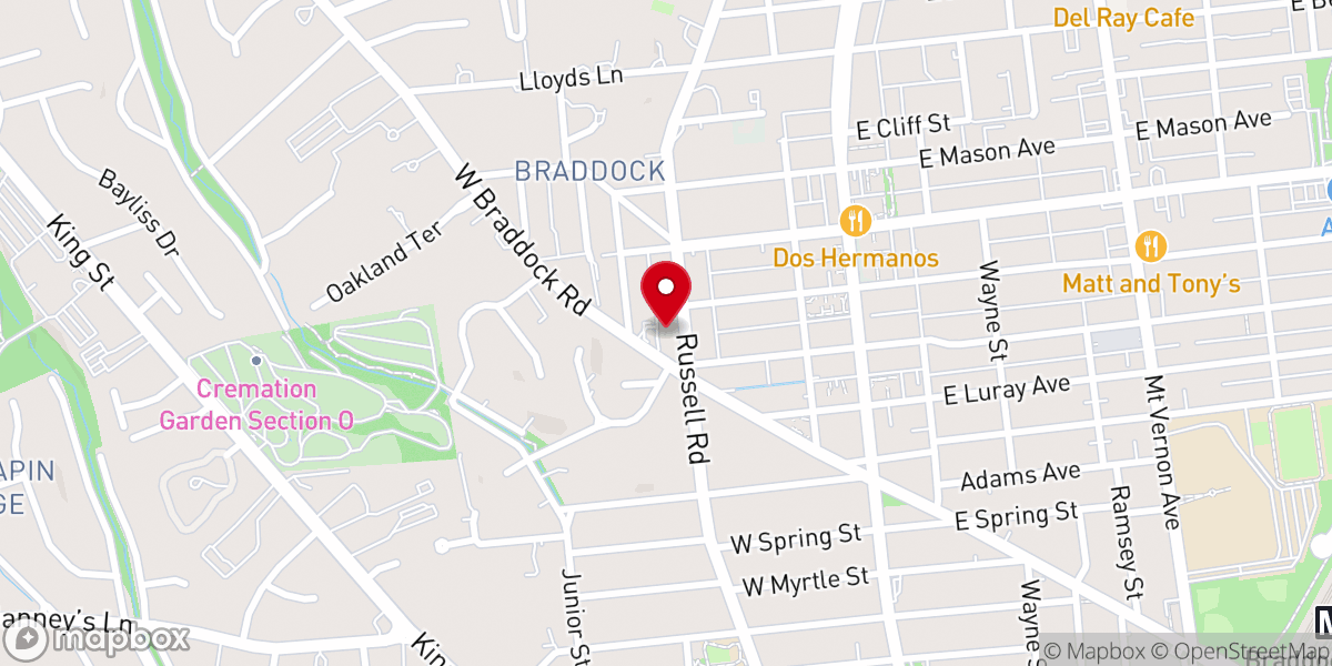 Map showing location of Antsokia Ethiopian Evangelical Church