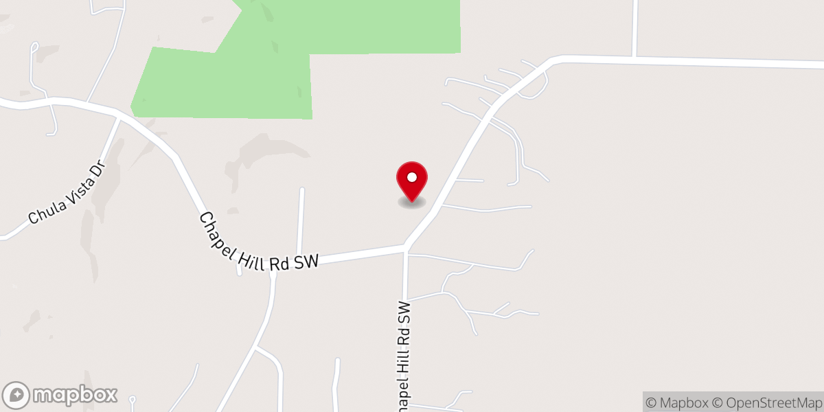 Map showing location of Chapel Hill Methodist