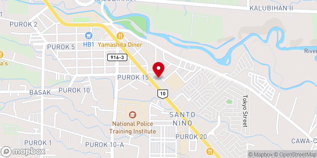 Map showing location of Immaculate Conception Parish