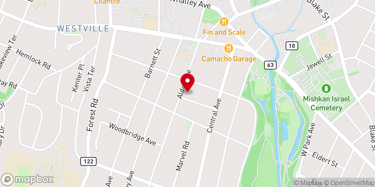 Map showing location of Holy Transfiguration Orthodox Church