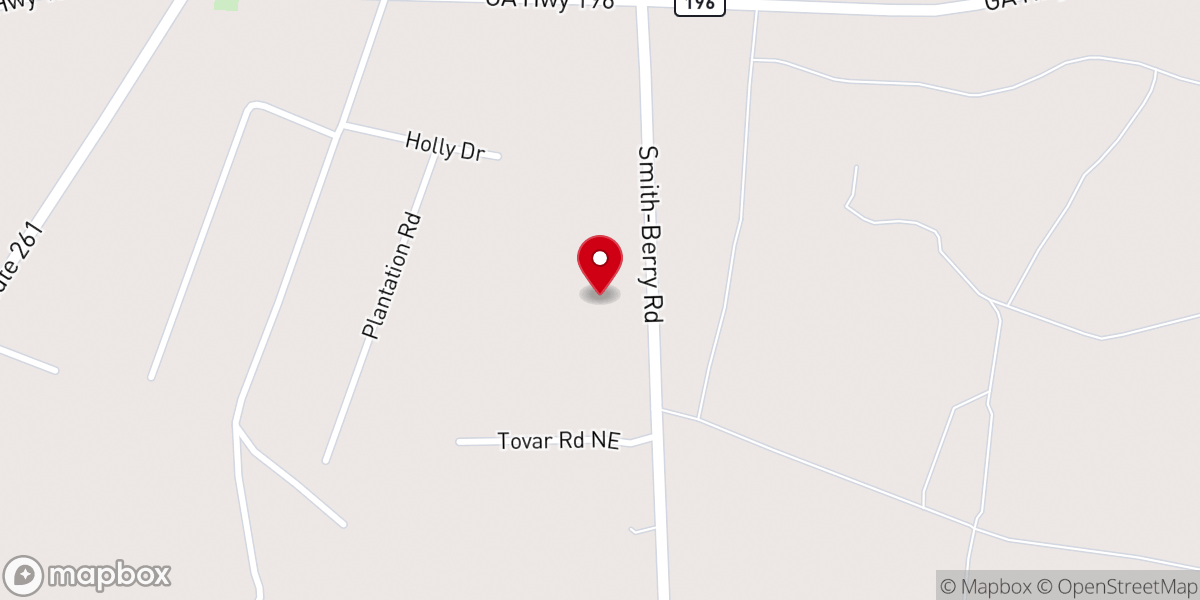 Map showing location of Our Lady of Guadalupe