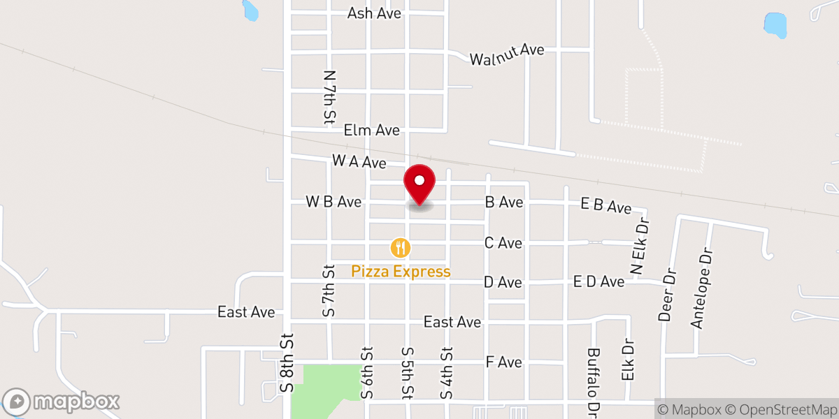Map showing location of Cache