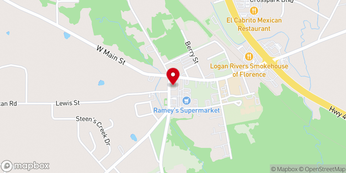 Map showing location of Courtney's Hardware & Appliance