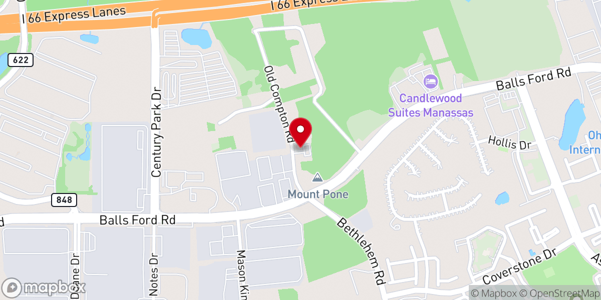 Map showing location of Holy Light United Baptist Church