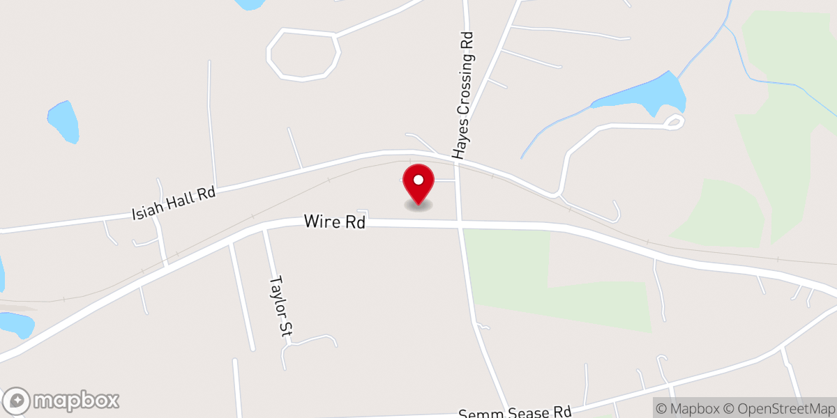 Map showing location of Gilbert Life Fellowship