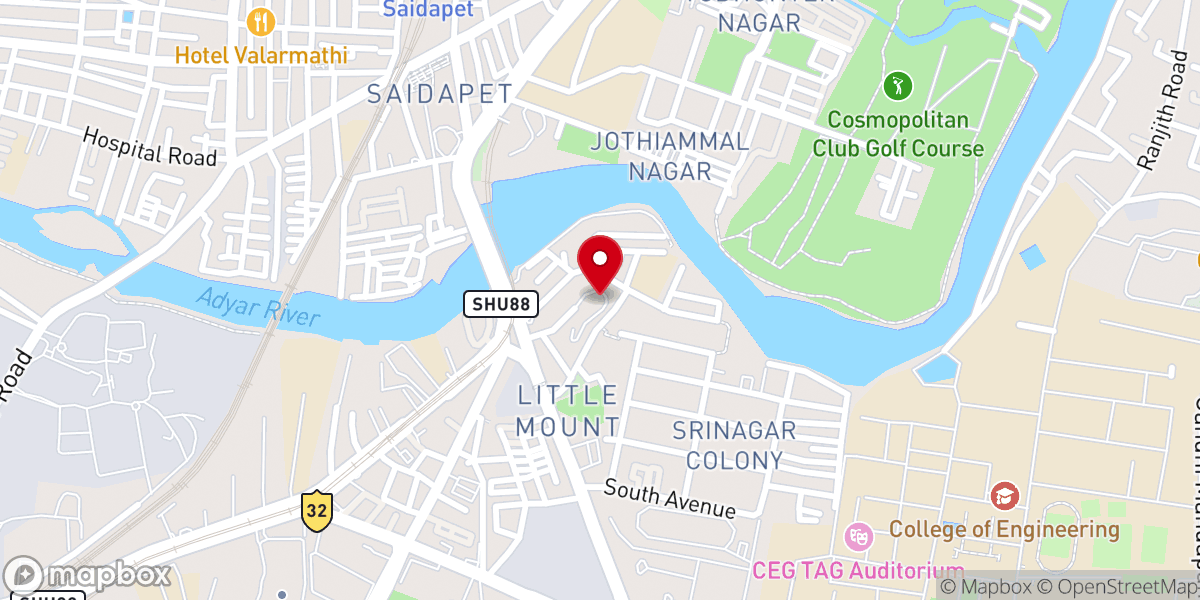 Map showing location of SHRINE OF OUR LADY OF HEALTH & ST. THOMAS THE APOSTLE