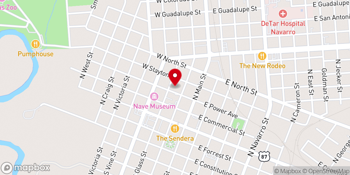 Map showing location of Methodist Day School