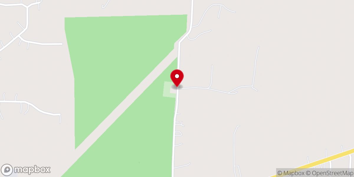 Map showing location of Chambers Chapel United Methodist Church Historic Marker