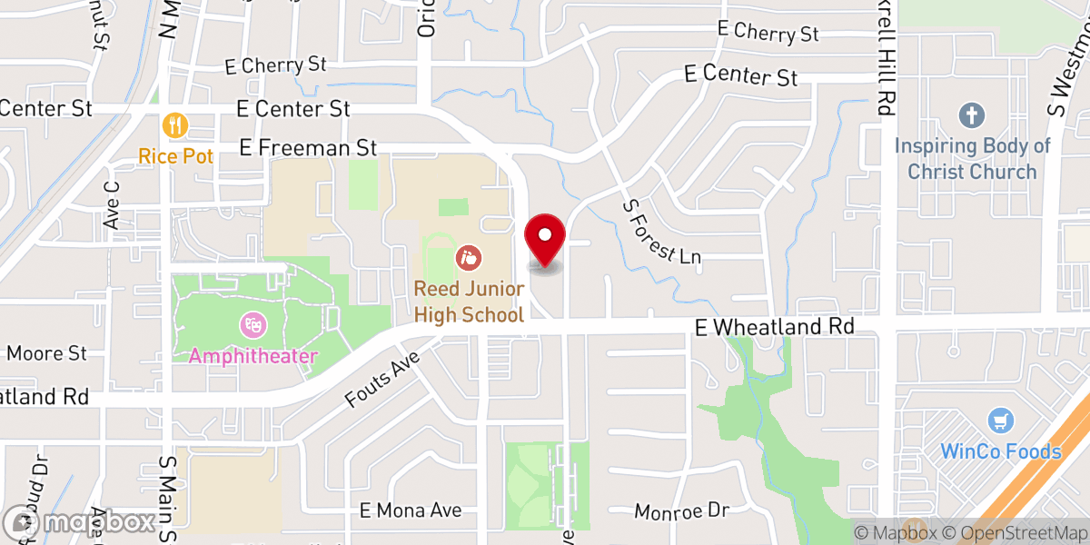 Map showing location of First Presbyterian Church Duncanville