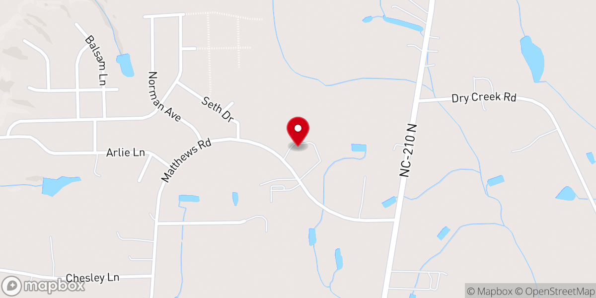Map showing location of Solid Rock Apostolic Pentecostal Church