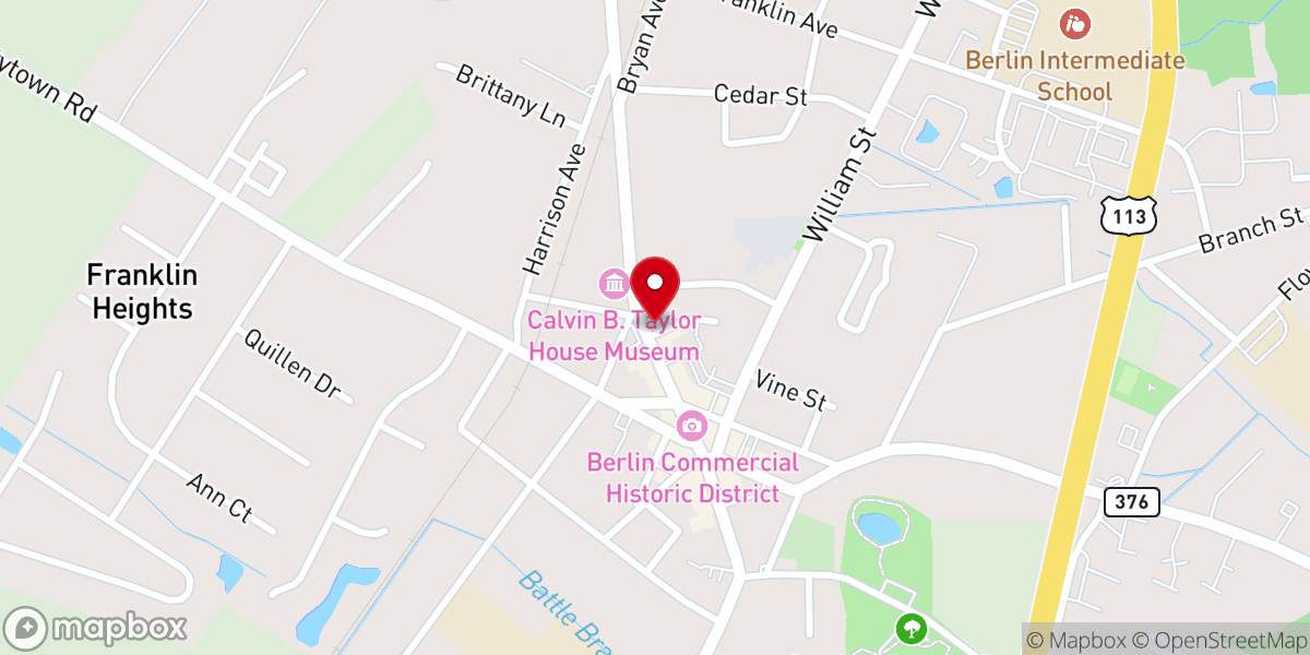 Map showing location of Stevenson United Methodist Church - Food Distribution Center