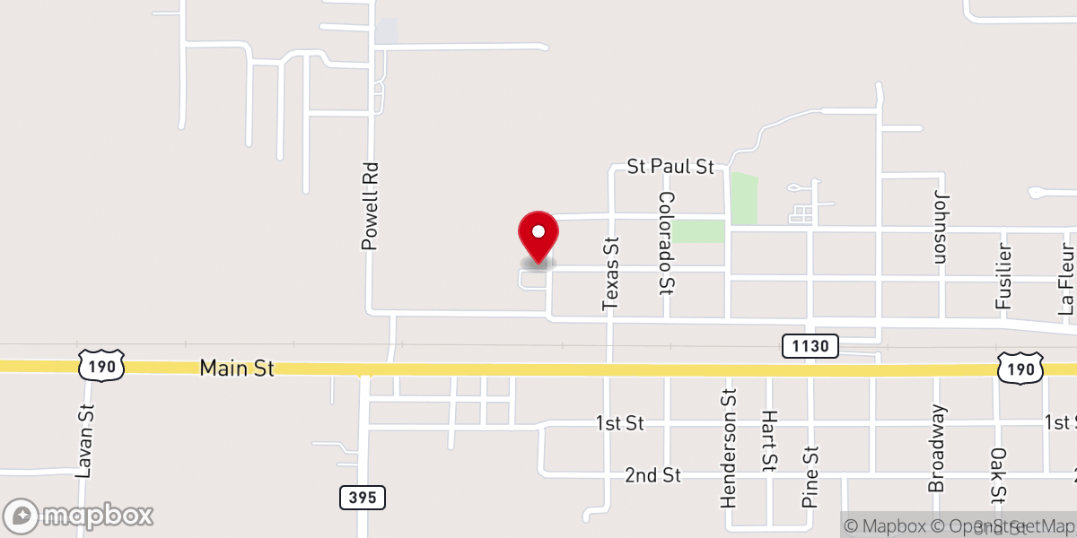 Map showing location of St Joseph Catholic Church