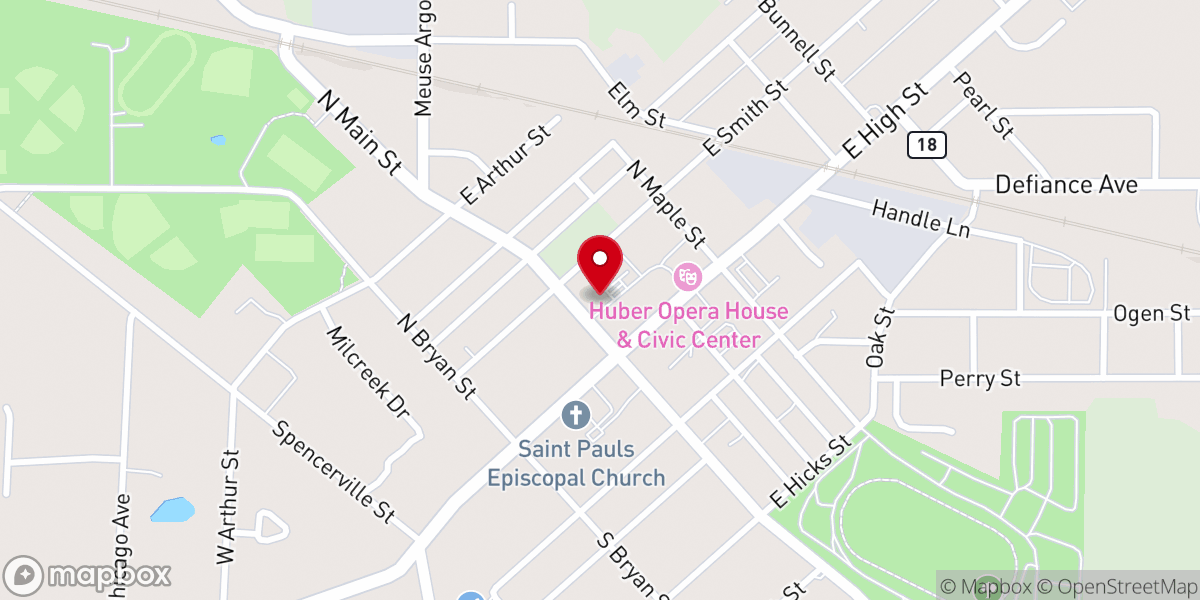 Map showing location of First Church of Christ