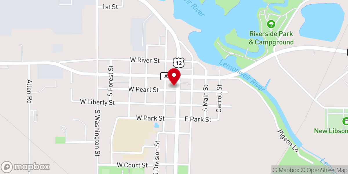 Map showing location of Beyond Beginnings Women's Resource Center