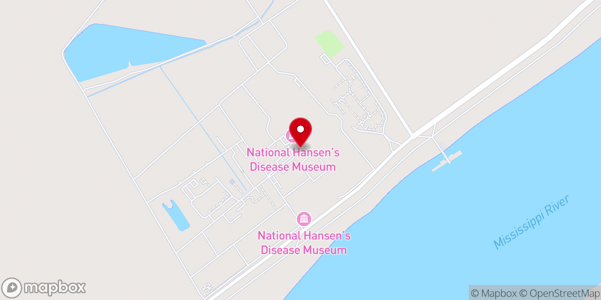 Map showing location of Gillis W. Long Center