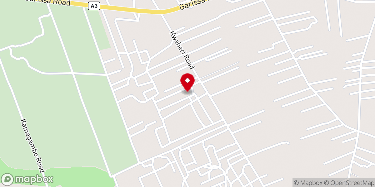 Map showing location of Caritas Mariana Holy Face Ministry