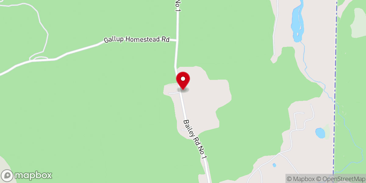 Map showing location of Falls Creek Farm Weddings