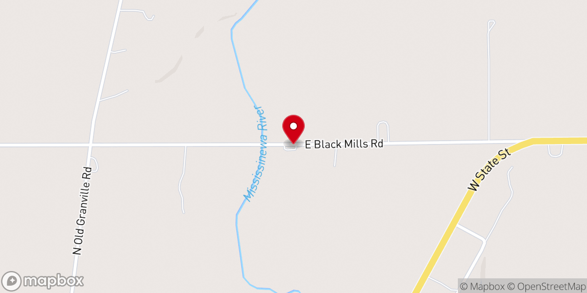Map showing location of Delaware Chapel
