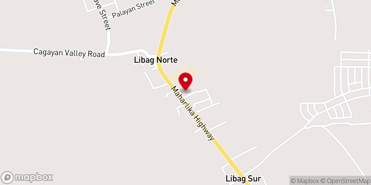 Map showing location of Tuguegarao Fundamental Baptist church