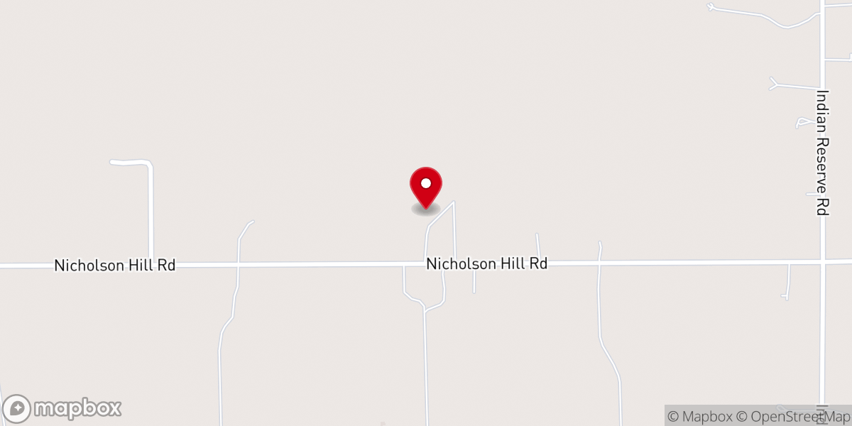Map showing location of Hope Lutheran Church
