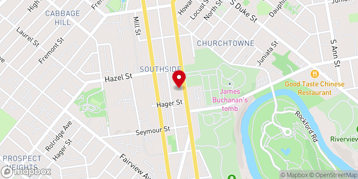 Map showing location of Ignite Church of Lancaster