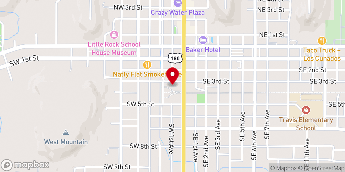 Map showing location of New Haven Ministries