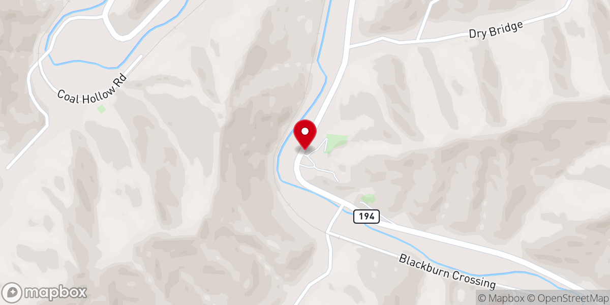 Map showing location of Mikes Branch Church Of Christ