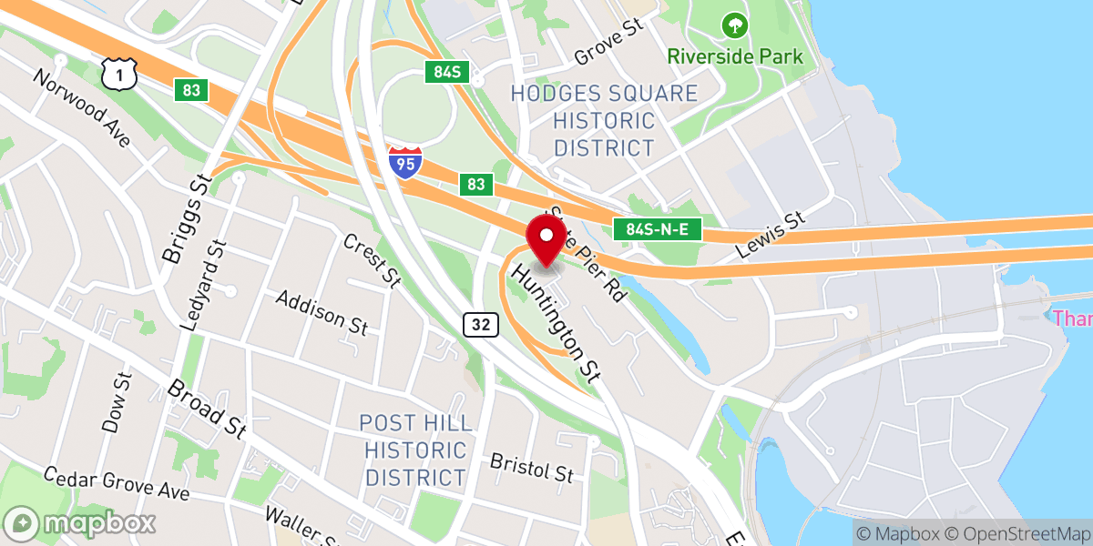 Map showing location of Faith Fellowship