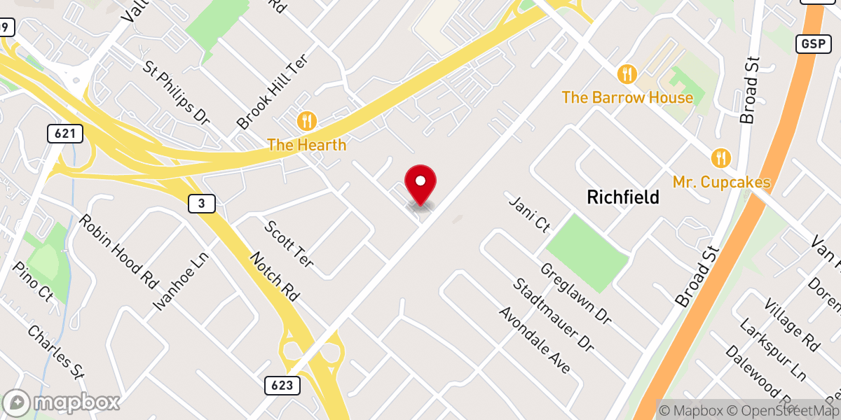 Map showing location of Love Korean Christian Reformed