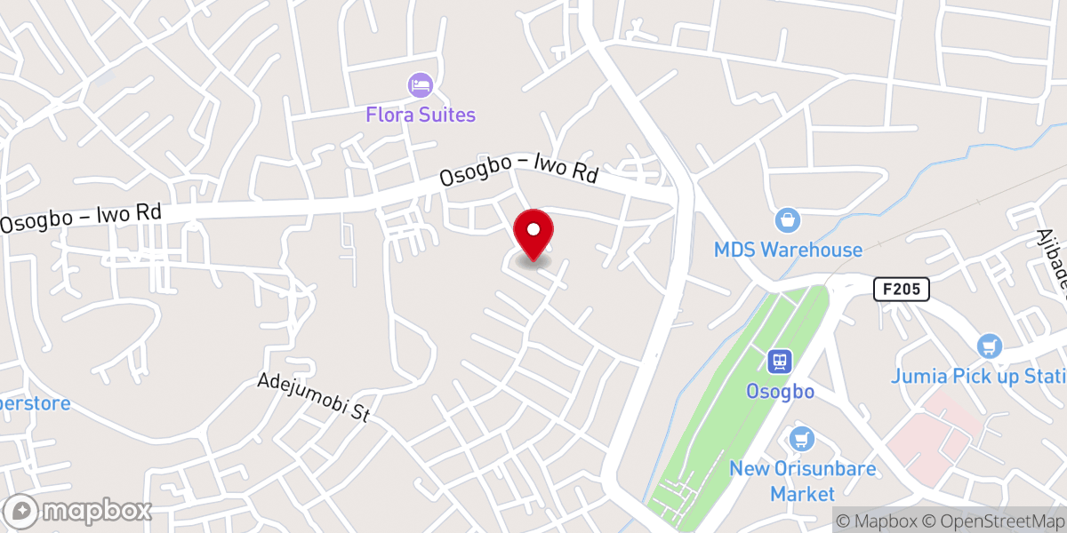 Map showing location of Rehoboth Baptist Church