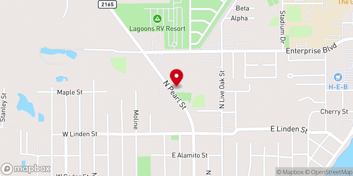 Map showing location of Soul's Harbor United Pentecostal Church