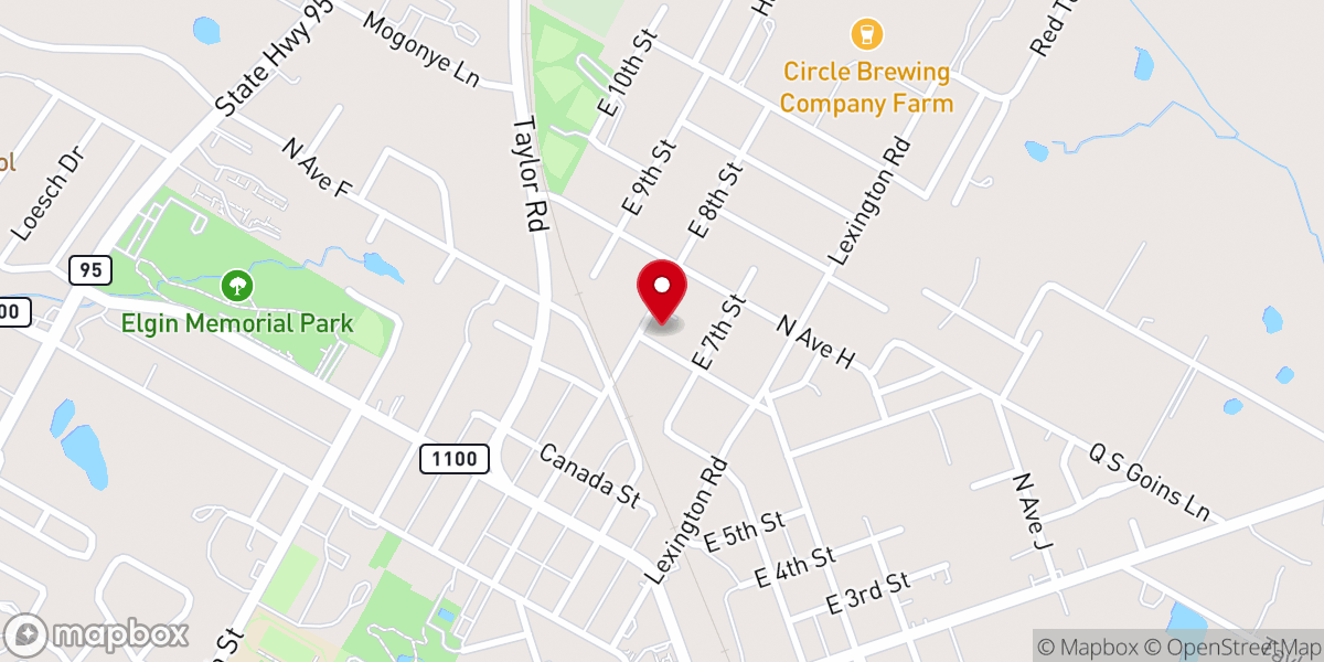 Map showing location of St Peters Lutheran Church (ELCA)