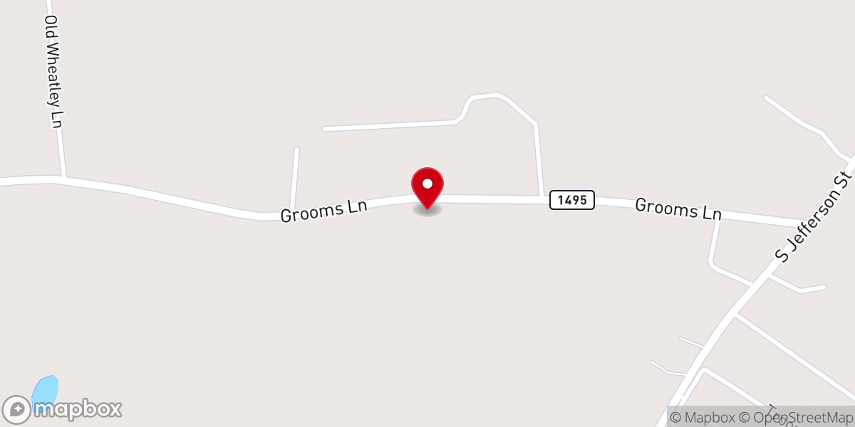 Map showing location of Gromes Chapel