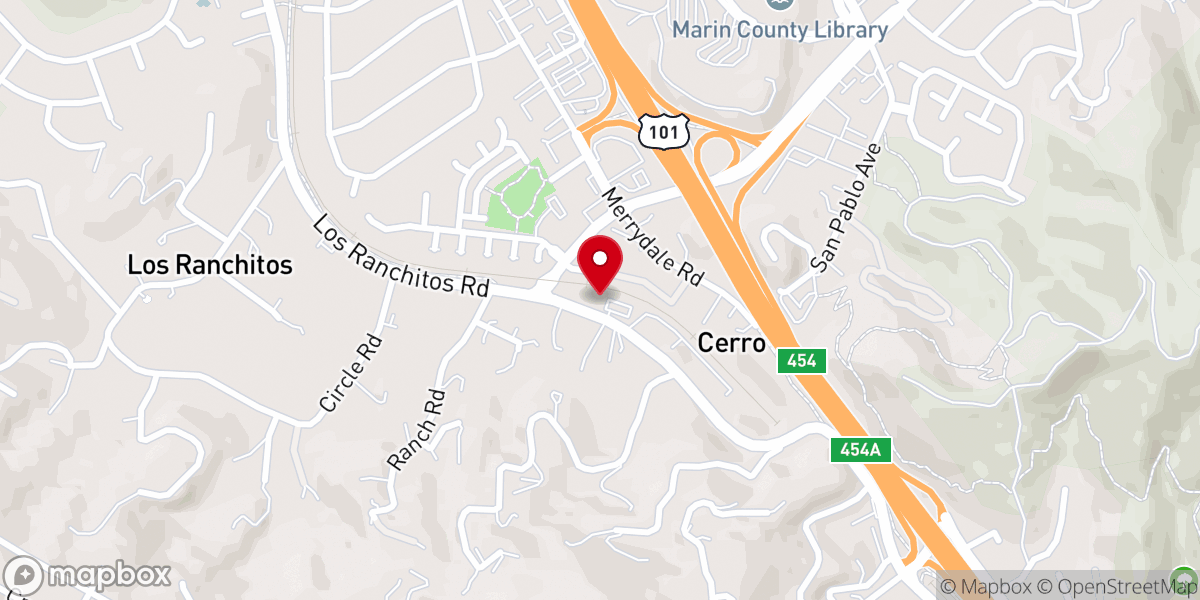 Map showing location of Anthem Church