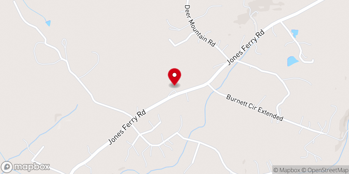 Map showing location of Cedar Grove United Methodist Church