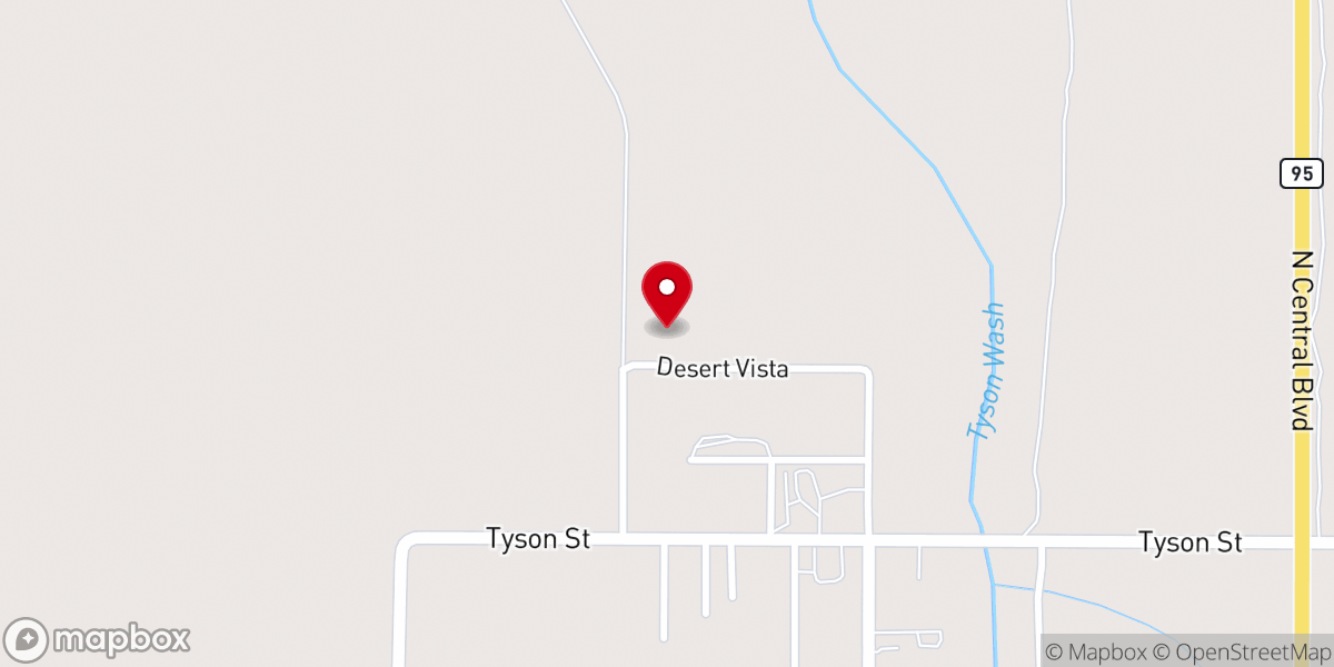Map showing location of Arise Alliance Church