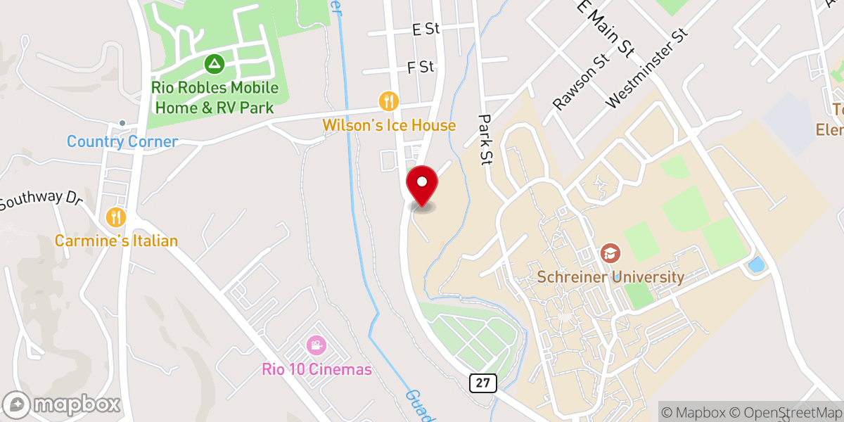 Map showing location of Union Church Building