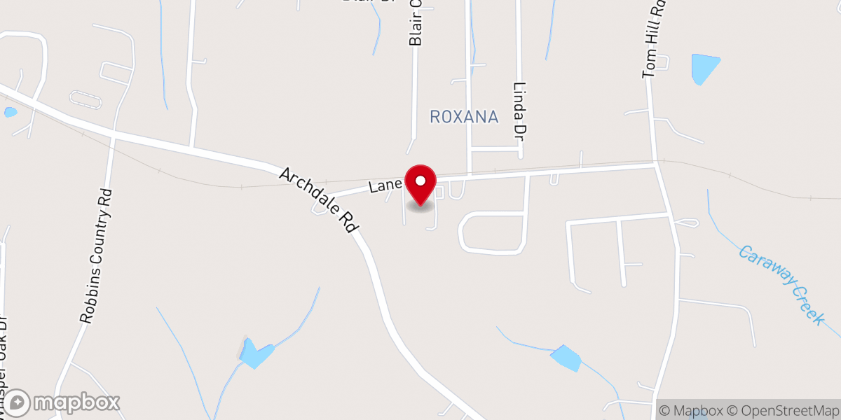 Map showing location of GrayBrier Nursing & Rehabilitation Center