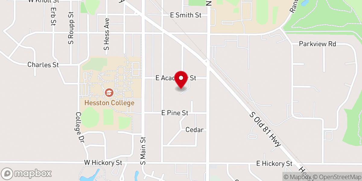 Map showing location of Calvary Chapel - Bible Study