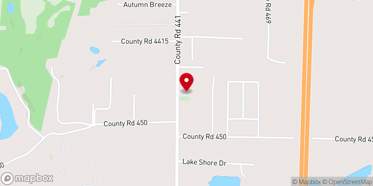 Map showing location of Township Line Church