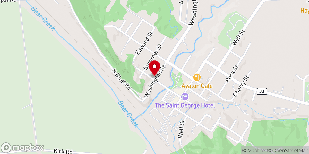 Map showing location of Christian Assembly Church - Weston, MO