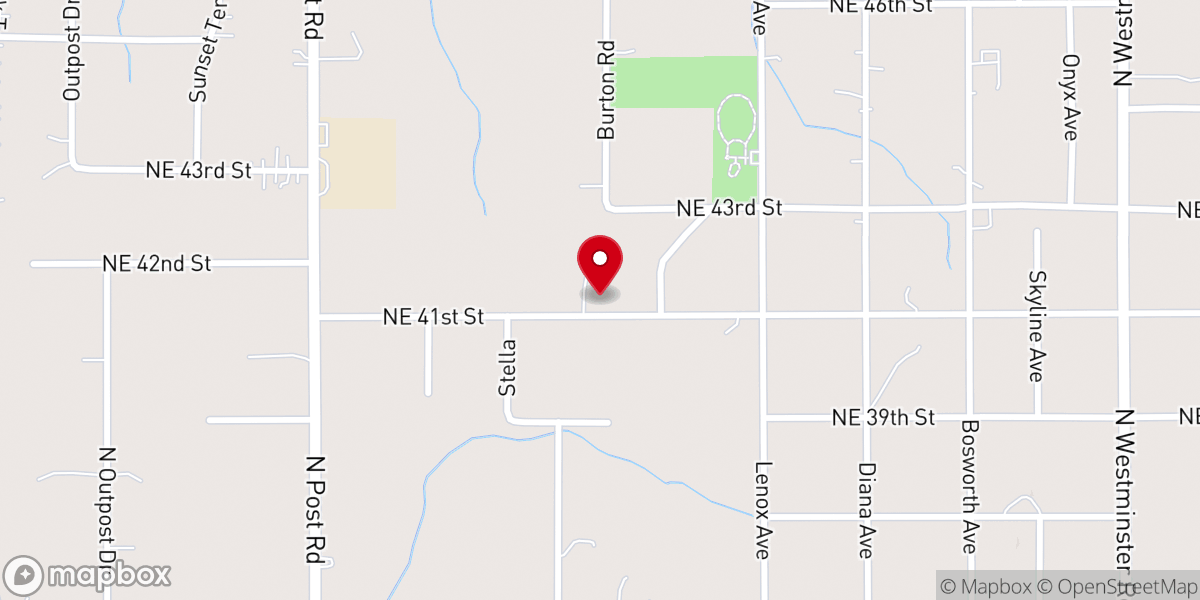 Map showing location of Glory Bound Church Ministries