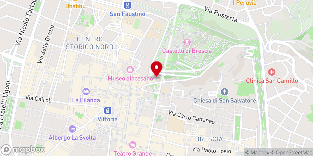 Map showing location of Santuario Santa Maria delle Consolazioni