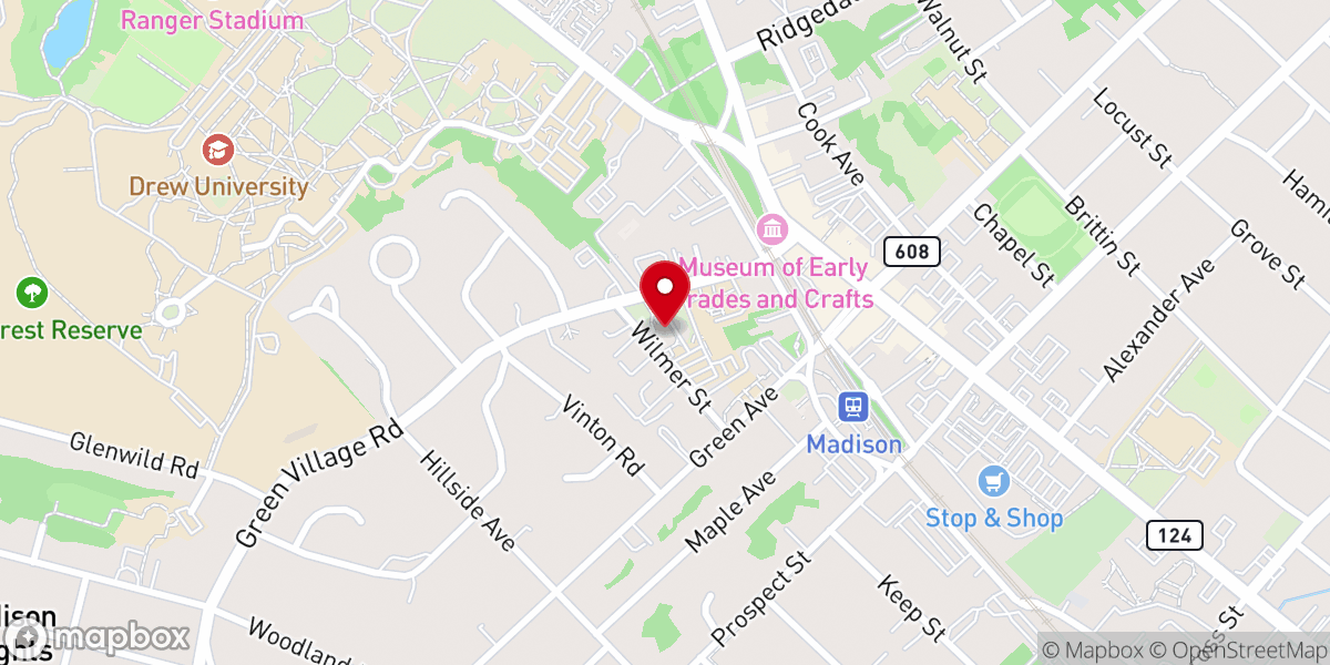 Map showing location of St Vincent's Martyr Catholic Church