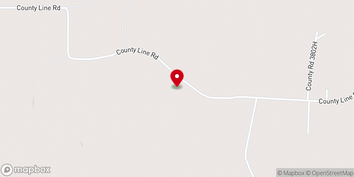 Map showing location of Mount Nebo Church
