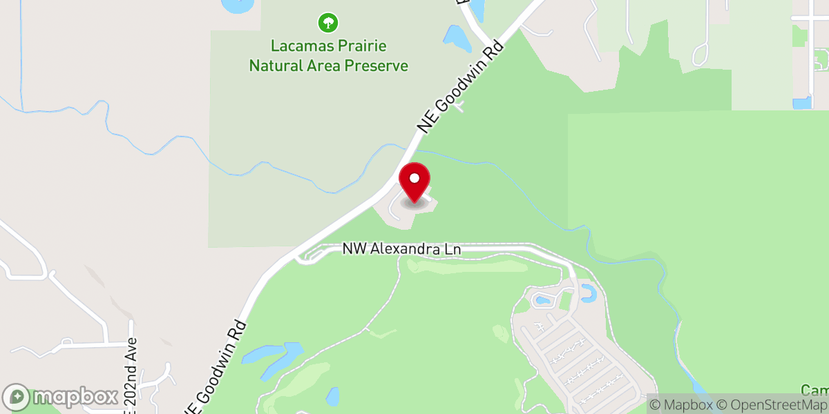 Map showing location of Lacamas Creek Communities