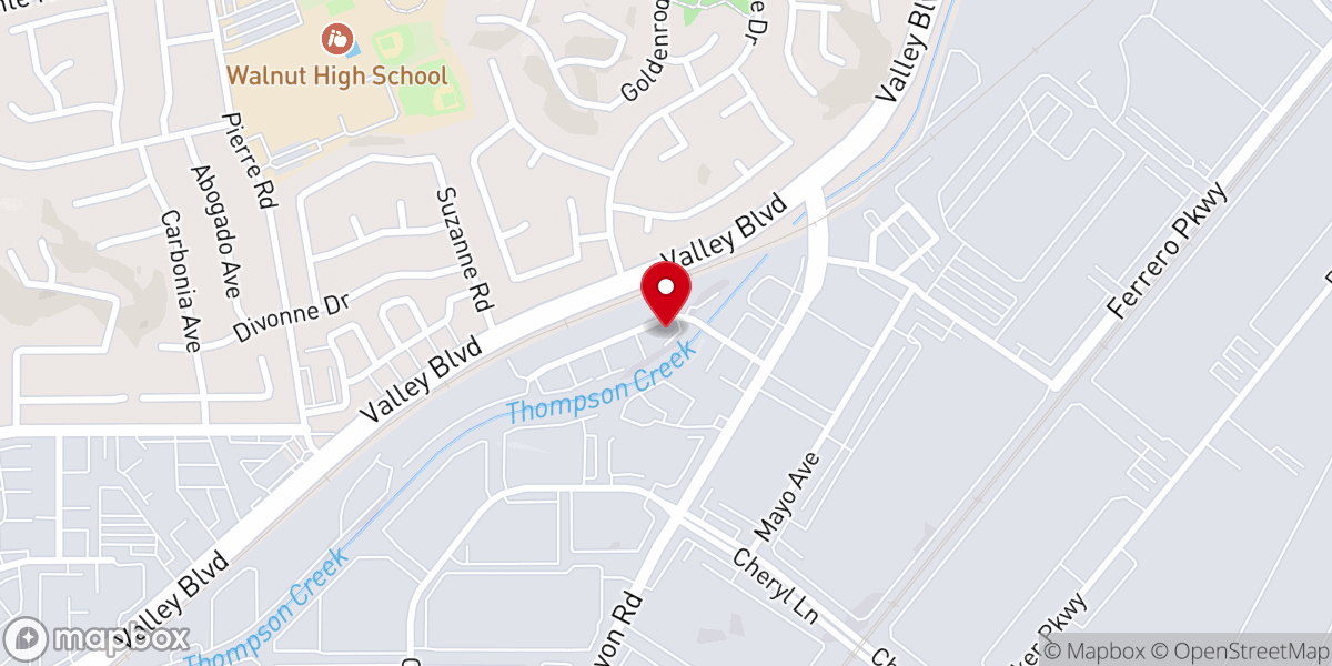 Map showing location of Vineyard of Hope - Hope Office/Next Generation Ministries