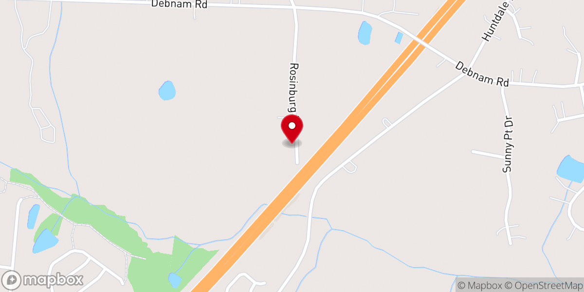 Map showing location of Nell Smith Ministries