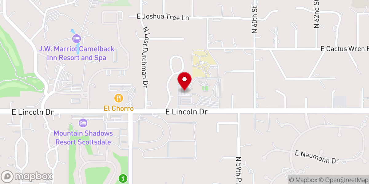 Map showing location of St. Philomena Mother/Daughter Retreat