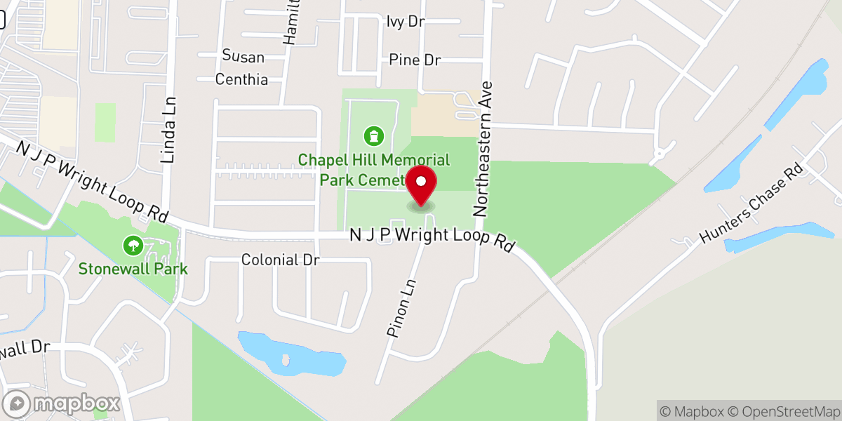 Map showing location of Jacksonville First Church of the Nazarene (JaxNaz)